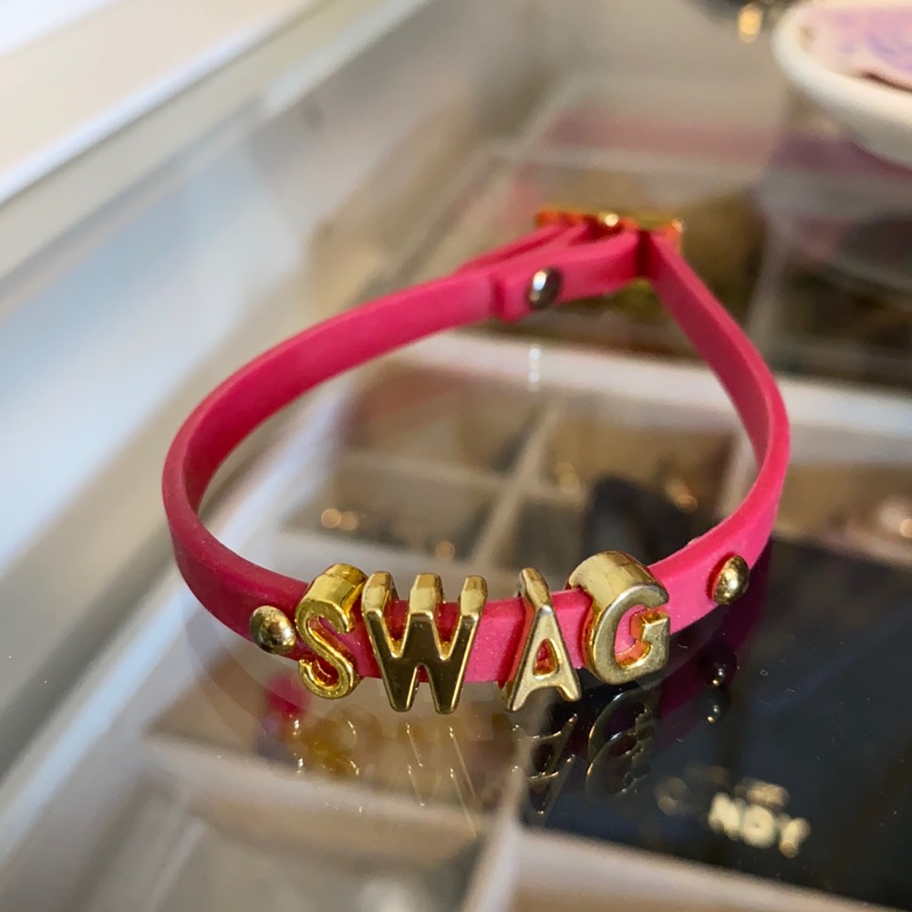 BCBG rubber SWAG bracelet